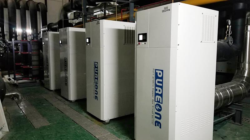 葆藍(lán)兩噸燃?xì)忏~管鍋爐案例