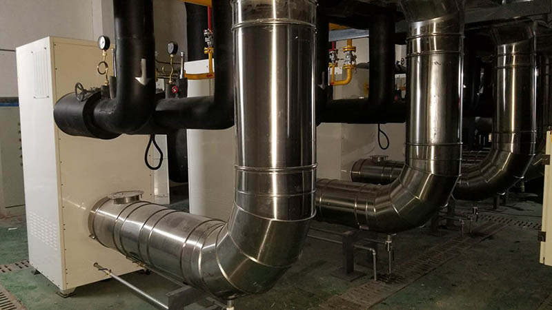 葆藍(lán)科技兩噸純銅燃?xì)忮仩t案例