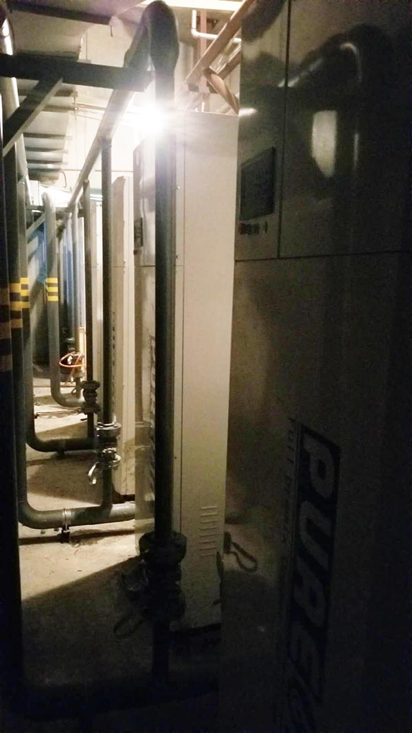 葆藍(lán)低氮鍋爐小占地面積安裝案例