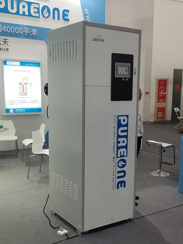 葆藍1噸低氮銅管鍋爐配備物聯(lián)網(wǎng)實時在線中文液晶控制器